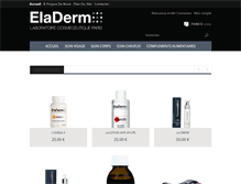 Tablet Screenshot of eladerm.com